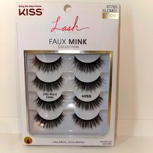 Kiss False Eyelashes-Faux Mink Little Black Dress * New Style